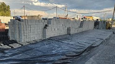 Ремонт и строительство: Пескоблок Гладкий, Заборный, 150x190x390, Бесплатная доставка — 2