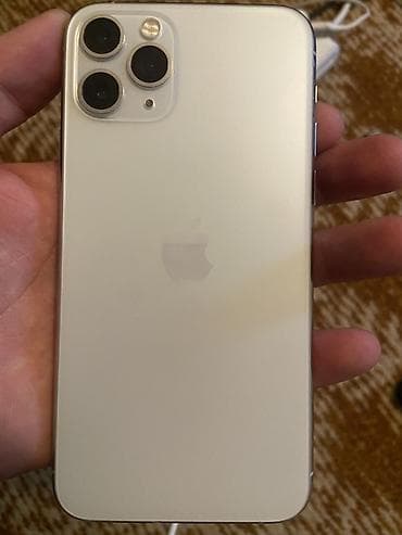 IPhone 11 Pro, Б/у, 256 ГБ, Серебристый, Кабель, 78 %