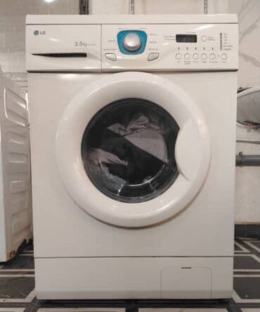 бу стиральные машины в бишкеке: Стиральная машина LG, Б/у, Автомат, До 6 кг, Полноразмерная — 8