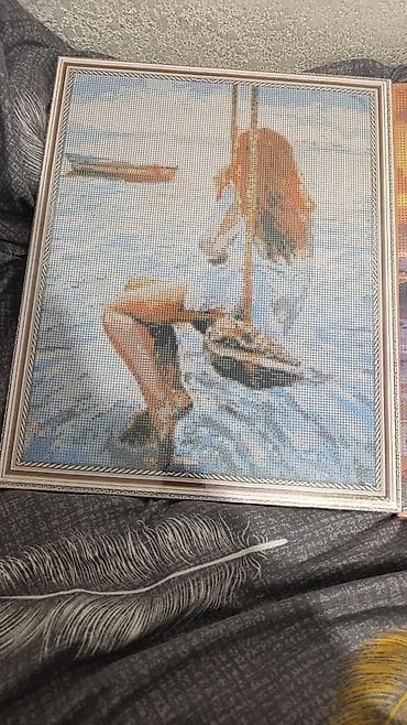 Картины «алмазная мозаика» в рамах — комплект из нескольких сюжетов