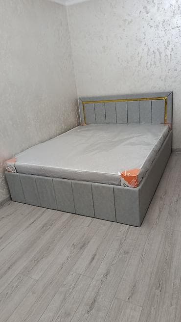 Двуспальная кровать, Новый, С матрасом, длина - 200 см