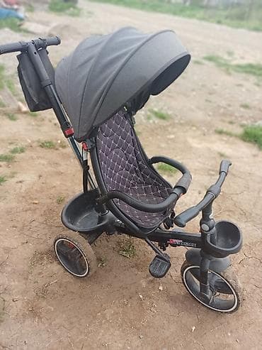 детские велосипеды коляска: Трёхколёсный детский велосипед-коляска с ручкой для родителей - — 5