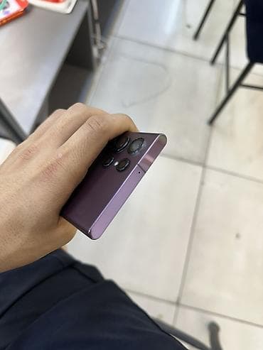 Техника и электроника: Samsung Galaxy S22 Ultra, Б/у, 512 ГБ, цвет - Фиолетовый, В рассрочку, 1 SIM, eSIM — 1