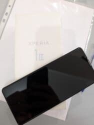 петличка для микрофона: Sony Xperia 1 III, Б/у, 256 ГБ, цвет - Черный, 1 SIM — 2