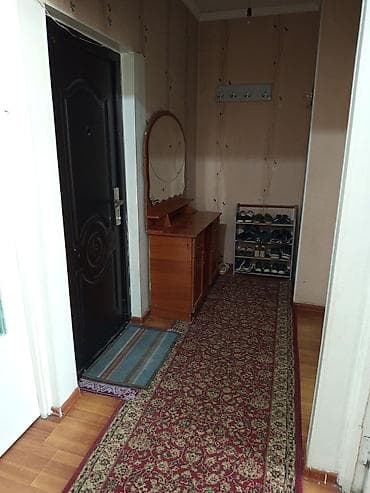 Продажа квартир: 2 комнаты, 48 м², Кыргызско-Узбекский Университет, 105 серия, 1 этаж, Старый ремонт — 4