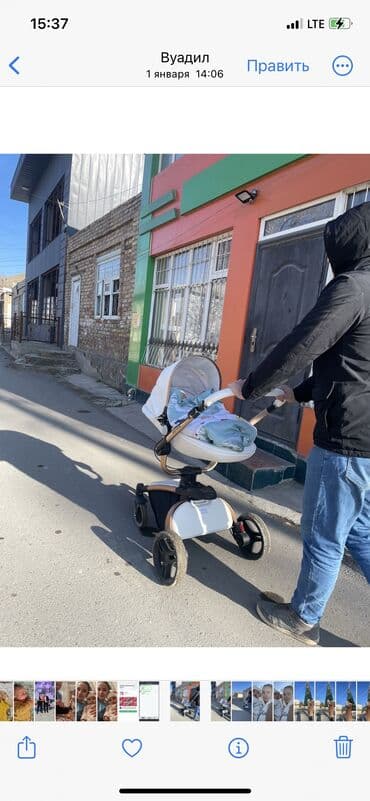 одежды для новорожденных: Коляска, Б/у — 3