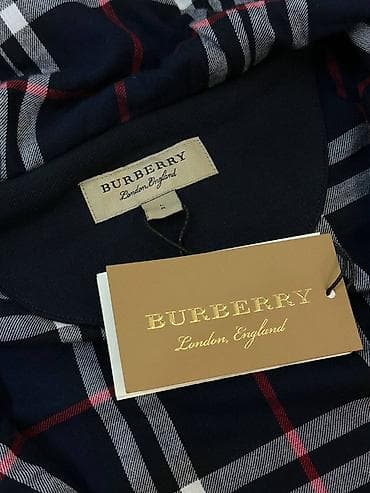 толстовку: Худи на молнии Burberry - Цвет: темно‑синий - Подкладка капюшона — 3