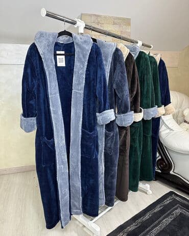 домашние халаты больших размеров: Женские/мужские/детские махровые халаты Теплые халаты 100%хлопок — 14