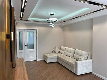 osh flat: 2 комнаты, 65 м², ул. Горького / Алматинка Элитка, 9 этаж, Дизайнерский ремонт — 10