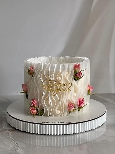 Фрукты: Именные торты на день рождения с декоративными топперами - Оформление — 10