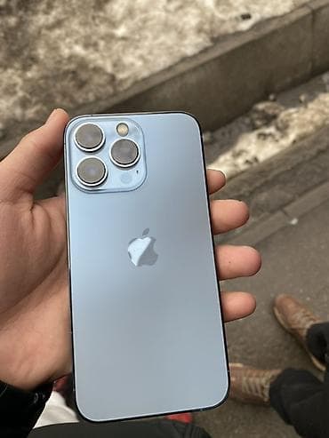 громкая связь: IPhone 13 Pro, 128 ГБ, Sierra Blue, Защитное стекло — 1