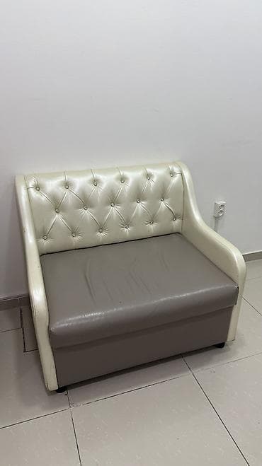 sofa bed: Прямой диван, Б/у — 3
