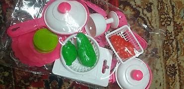 Игровой набор посуды для детской кухни - Комплект пластиковых