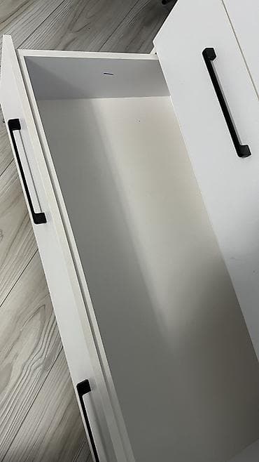 Детская мебель: Комод для одежды, Новый, Без зеркала, ЛДСП, цвет - Белый, Бесплатная доставка — 2