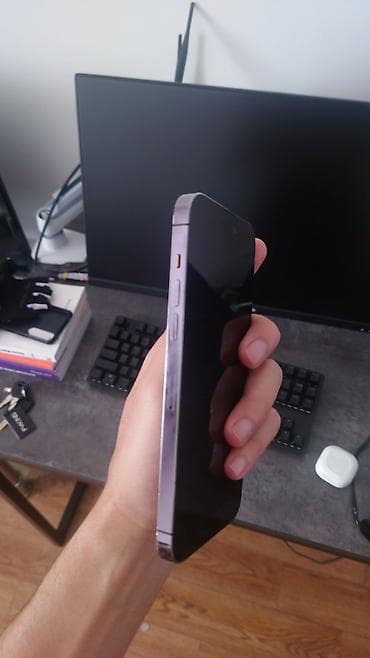 a 13: IPhone 14 Pro Max, Б/у, 256 ГБ, Deep Purple, Защитное стекло, 100 % — 6