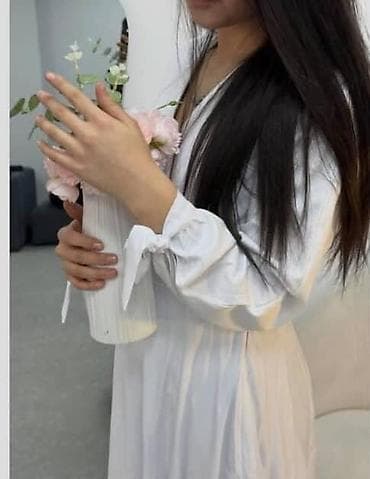 платье для покрытых: Продаю срочно 137ш белый 134ш цветок — 2