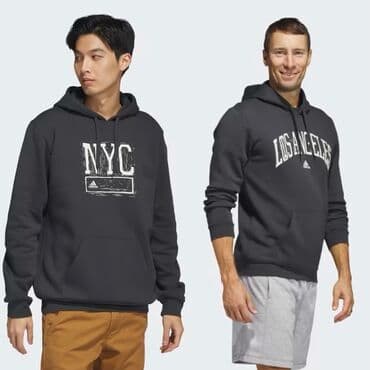 Толстовки: Adidas. Эта теплая толстовка прославляет лос-анджелес бунтарской — 1