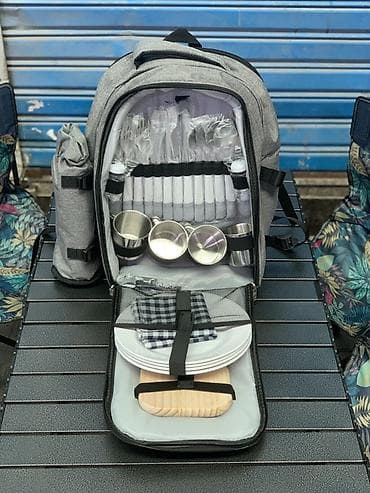 ТЕРМО СУМКА Пикниковый рюкзак‑набор Opinelog для 4 персон Комплект