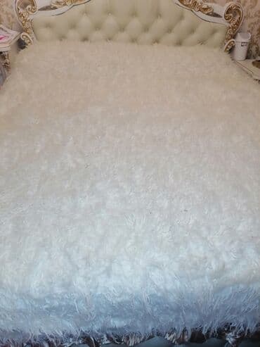 Покрывало для кровати, Новый, Зима, Все сезоны, Плюшевый