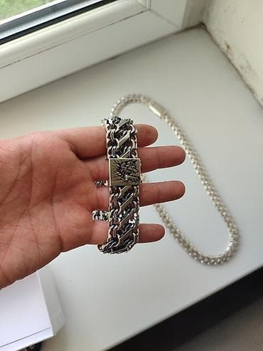 эксклюзивный бижутерия: Комплект мужских украшений из Серебра 925 проба Ювелир. Ювелирные — 3