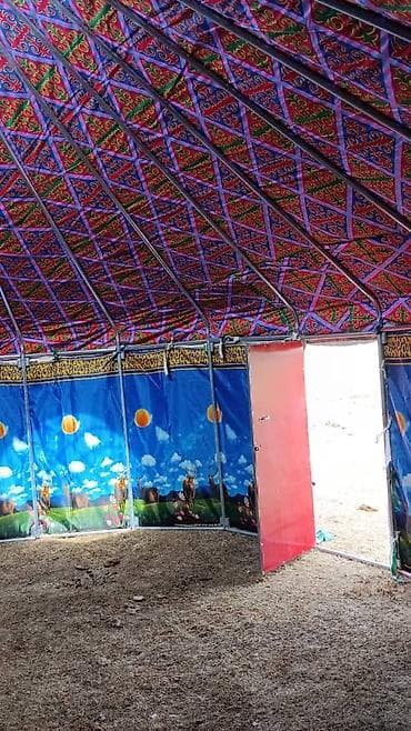 лесница для бассейна: Юрта (сборно-разборная) - Конструкция: каркас из металлических — 5