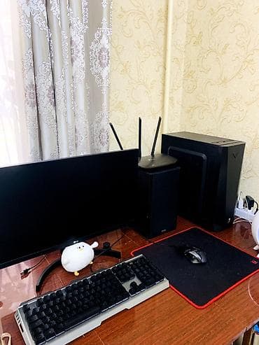 Стол компьютерлери жана комлектөөчүлөр: 🤩Продаю дешево Комплект настольного ПК с большим игровым монитором — 1