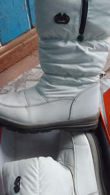 летний туфли мужские: Сапоги женские зима бу белый цвет — 3