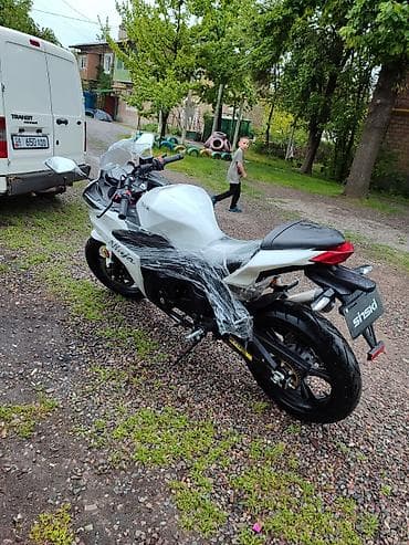 урал мататсикл: Спортбайк Kawasaki, 300 куб. см, Бензин, Взрослый — 4