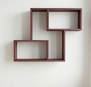 навесные: Полка, полочка навесная, интересной конфигурации, 80 см х 70 см — 1