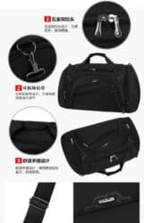 хозяйственная сумка на колесах: Сумка универсальная дорожная/спортивная - Цвет: черный - Формат — 20