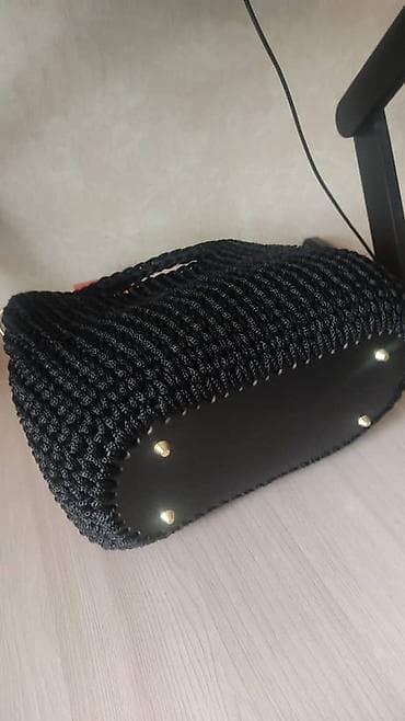 Другие сумки: Вязаные сумки из шнура ручной работы - Материал: прочный полиэфирный — 10