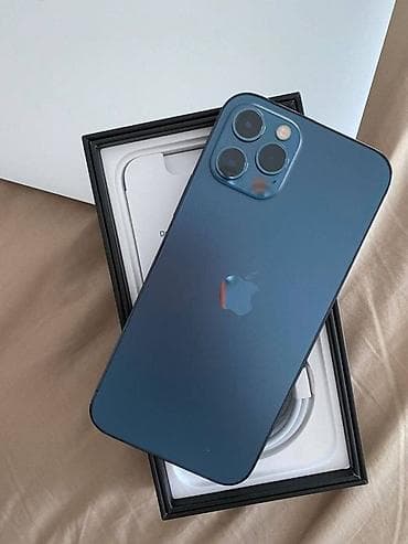 IPhone 12 Pro, Б/у, 128 ГБ, Pacific Blue, 76 %