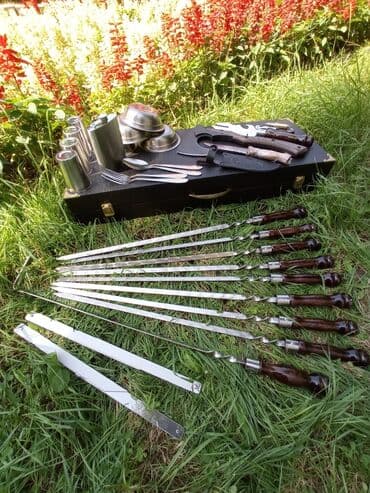 для шашлык: Подарочные наборы для мужчин! Шашлычные наборы в кейсе и в коже В них — 6