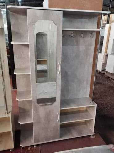 шкаф для обуви с полками: Шкаф-прихожая, Новый, С зеркалом, ЛДСП — 10