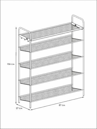 где купить полку для обуви: Полка для обуви, Новый, Железо, Платная доставка, Бесплатная доставка — 5