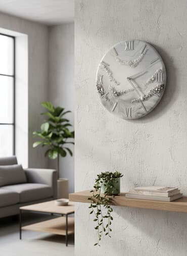 именные настенные часы: Элегантные настенные часы, выполненные в современном стиле — 10