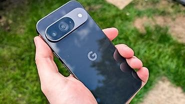 телефон пиксель: Google Pixel 9, Б/у, 128 ГБ, цвет - Черный, 1 SIM, eSIM — 1