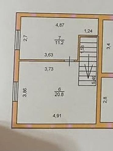 переулок: 53 м², 3 комнаты, Рабочий Городок, Можно с животными — 9