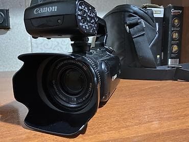 Техника жана электроника: Профессиональная видеокамера Canon ХА10 с модулем аудио XLR - Оптика — 3