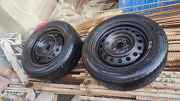 bbs 4 100: Колеса в сборе 185 / 65 / R 15, Зима, Б/у, Пара, Легковые, Железные, отверстий - 4 — 1