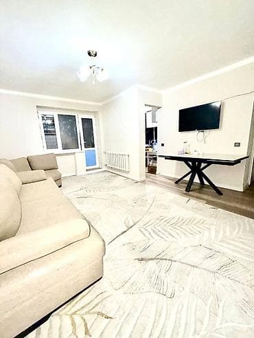 flat osh: 2 комнаты, 47 м², 104 серия, 4 этаж, Евроремонт — 3