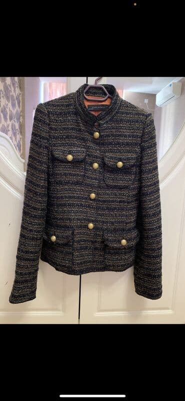 Прокат одежды: Пиджак, Твид, Стойка-воротник, Турция, S — 2