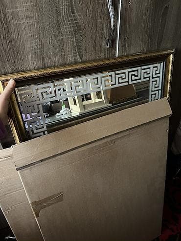 Майрамдык товарлар: Зеркало в раме, настенное/напольное. - Полотно: зеркальное стекло с — 9