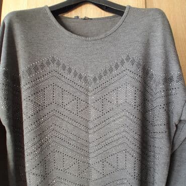 Кофта, Оверсайз, Осень-весна, L at lalafo.kg Кофта, Оверсайз, Осень-весна, L