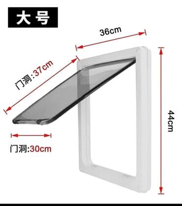 сабачий домик: Люк-дверца для домашних животных (кошек и средних собак) - — 1