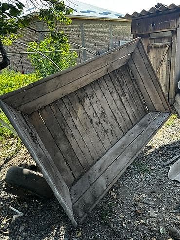 дрифт тачка: Прочная деревянная телега, изготовленная из массива дерева — 3