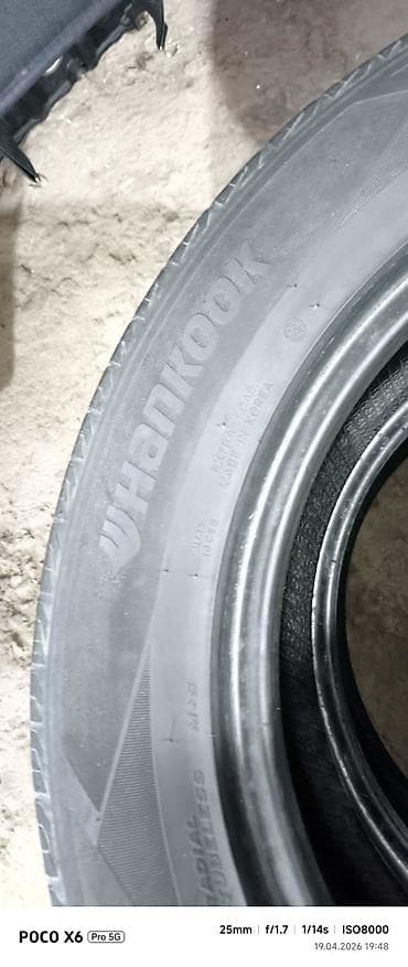 lada 2113: Шины R 17, Лето, Б/у, Комплект, Легковые, Корея, Hankook — 5