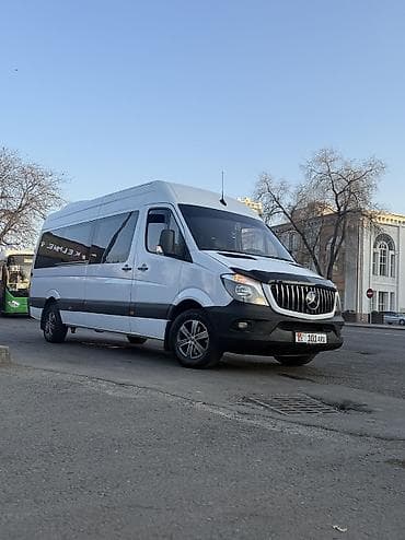 сиденье на sprinter: Пункт назначения: Аэропорт Манас, Количество мест: 18, Лицензия №: 00B004804 — 2