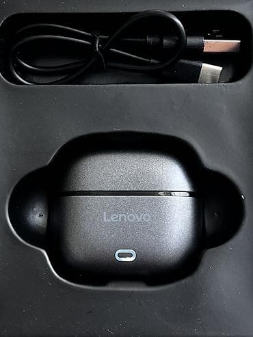 red magic: Беспроводные наушники Lenovo TWS с зарядным кейсом - Форм‑фактор — 2