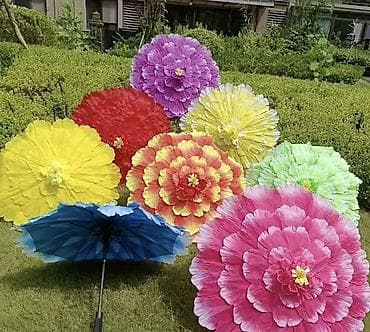 большой зонтик: Сдаются в аренду Японские/китайские декоративные зонты. - Тип: ручные — 3